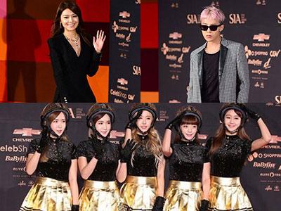 Hitam Dominasi Gaya Stylish Para Idola K-Pop di Style Icon Awards 2013