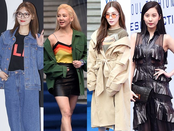 Nerdy Hingga Classy, Intip Gaya Busana Member SNSD di Gelaran 'Seoul Fashion Week F/W 2017'