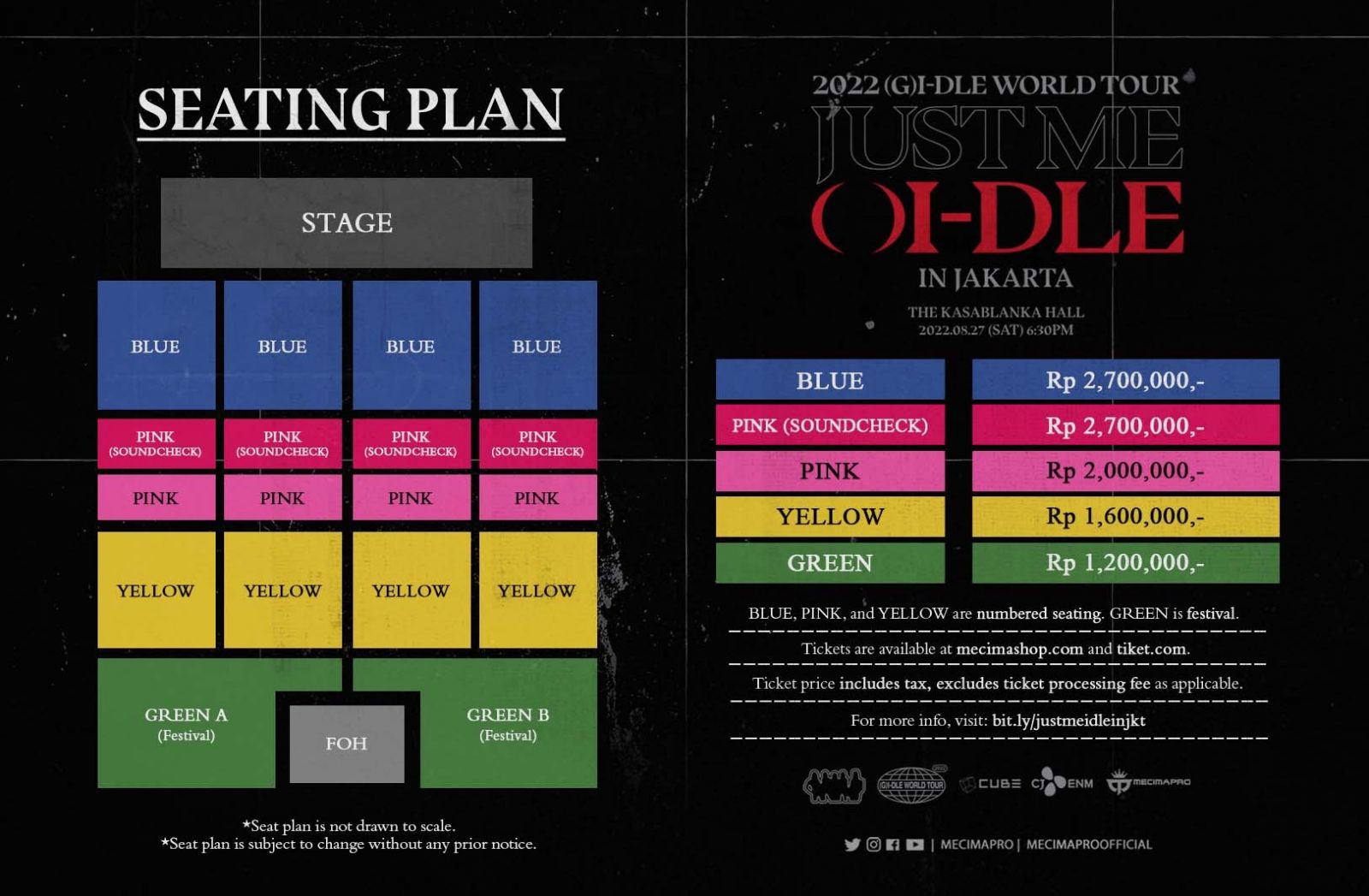 Harga Tiket Konser (G)IDLE di Jakarta Mulai dari 1,2 Juta